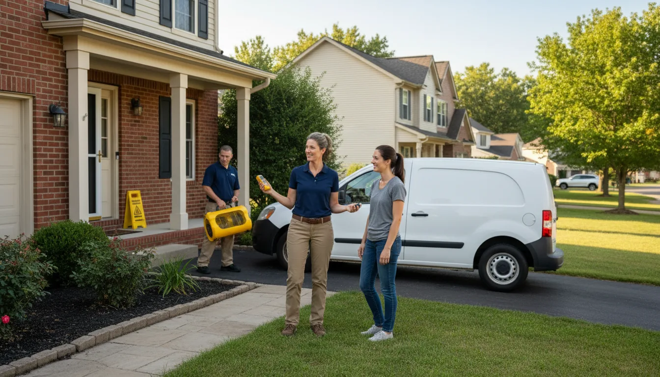 Residential water damage restoration in Yucca Valley, CA